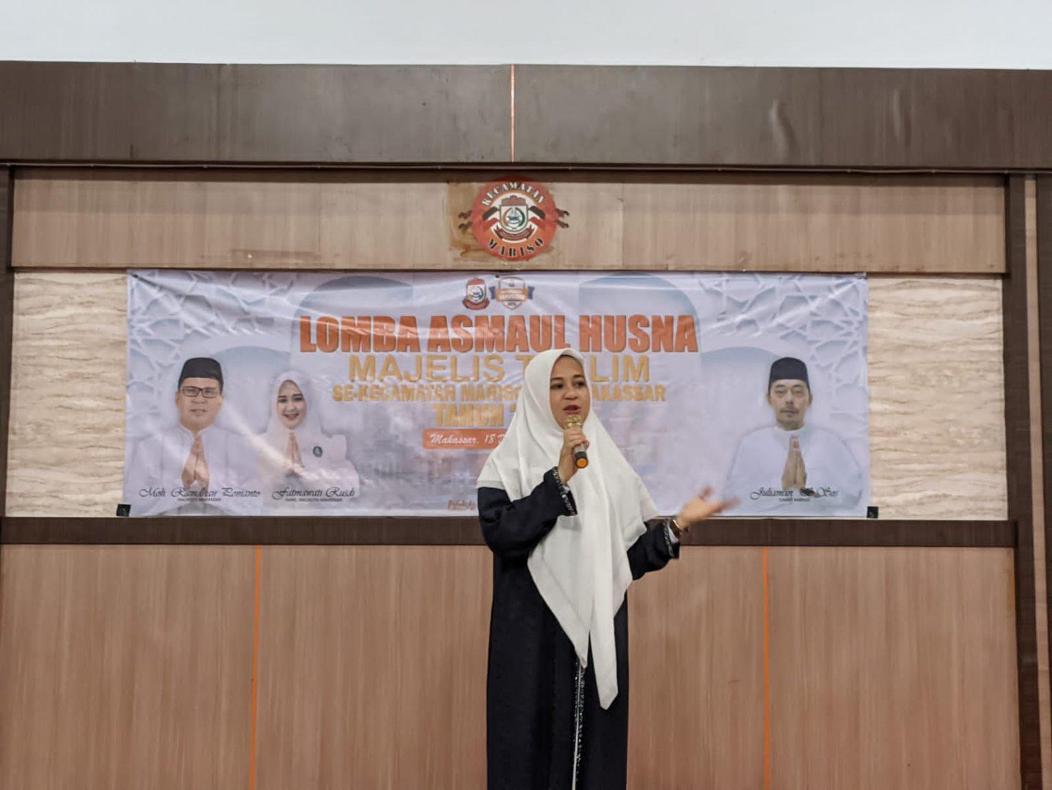 Lomba Asmaul Husna Tingkat Kecamatan, Fatmawati Rusdi Tekankan Pentingnya Edukasi Anak